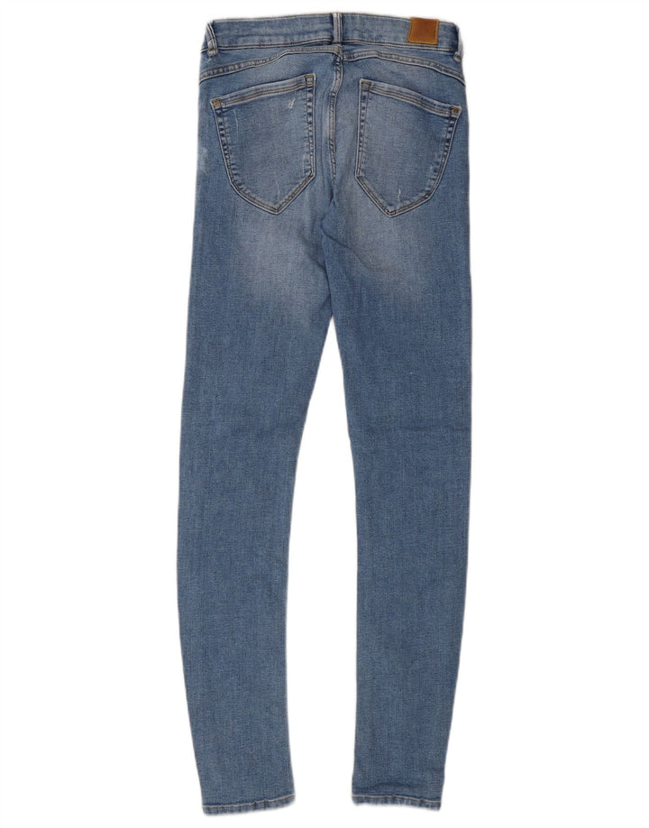 Damskie jeansy skinny Zara W25 L28 niebieskie