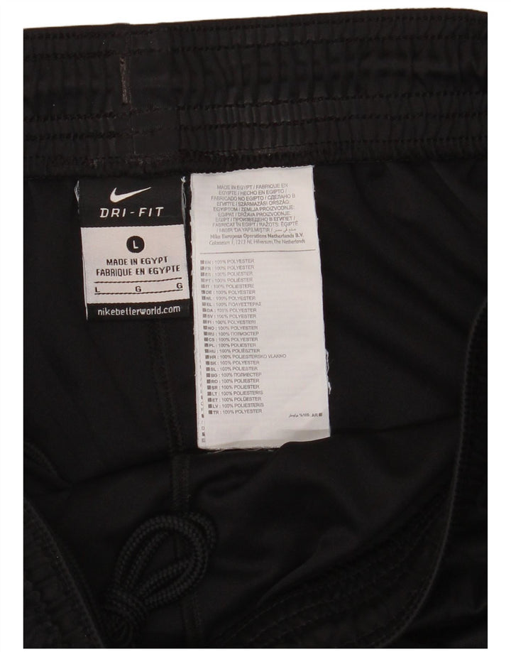 Męskie spodenki sportowe Nike Dri Fit, duże, czarne, poliestrowe