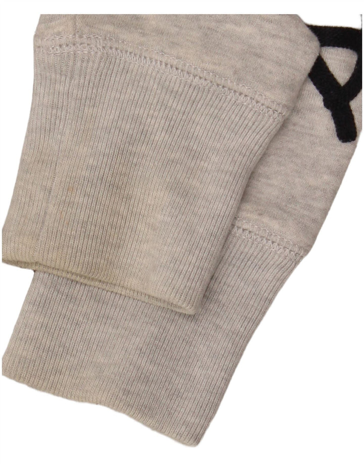 SUPERDRY Męski sweter z kapturem i zamkiem błyskawicznym, mały, szary, bawełniany w cętki