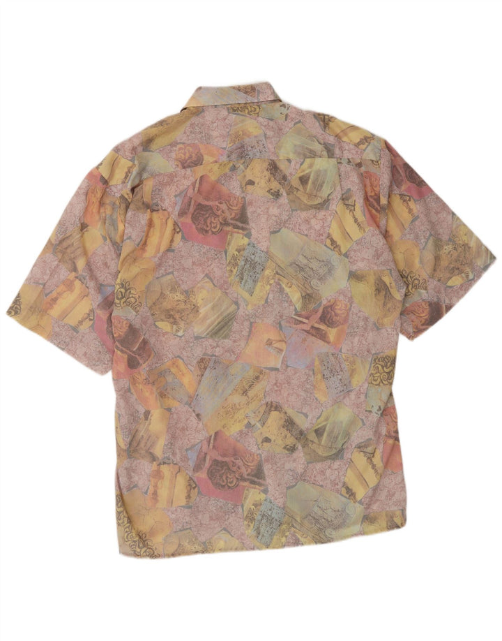 TONY. D Mens Shirt Size 15 1/2 39 Medium Multicoloured Patchwork Vintage Tony. D and Second-Hand Tony. D from Messina Hembry 