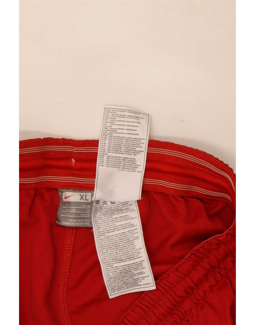 Męskie spodenki sportowe Nike XL, czerwone, poliestrowe