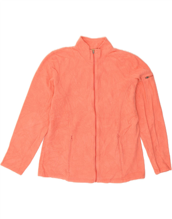 L.L.BEAN Womens Fleece Jacket UK 14 Medium Pink Polyester Vintage L.L.Bean and Second-Hand L.L.Bean from Messina Hembry 