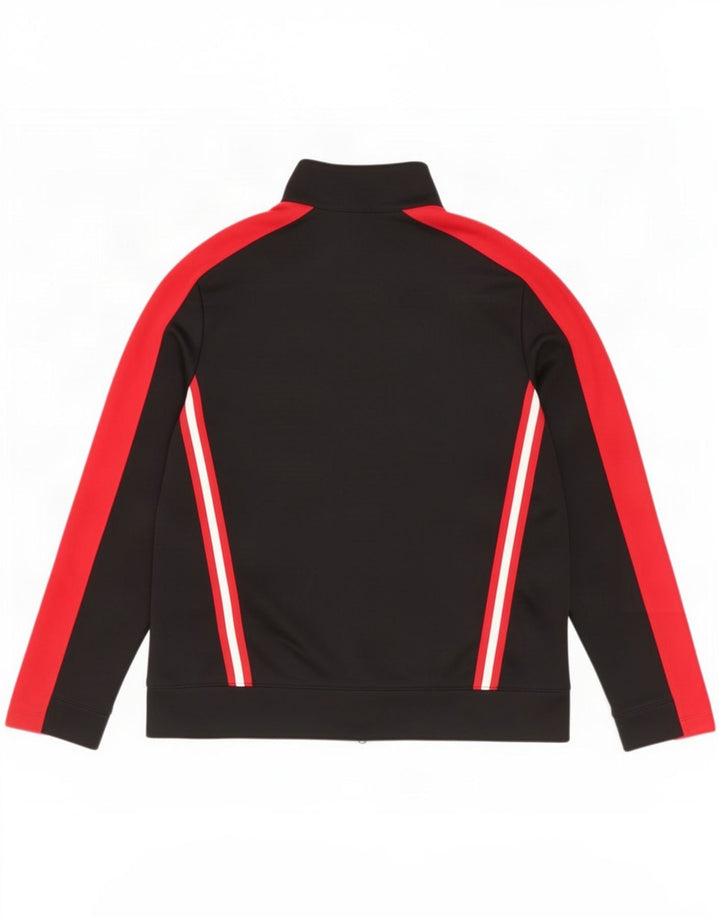 Męska kurtka dresowa Jordan, duża, czarna, poliestrowa z blokami kolorów