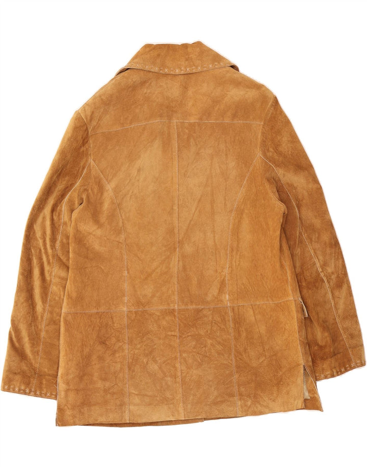 CONBIPEL Womens Suede Jacket IT 48 2XL Brown Leather Vintage Conbipel and Second-Hand Conbipel from Messina Hembry 