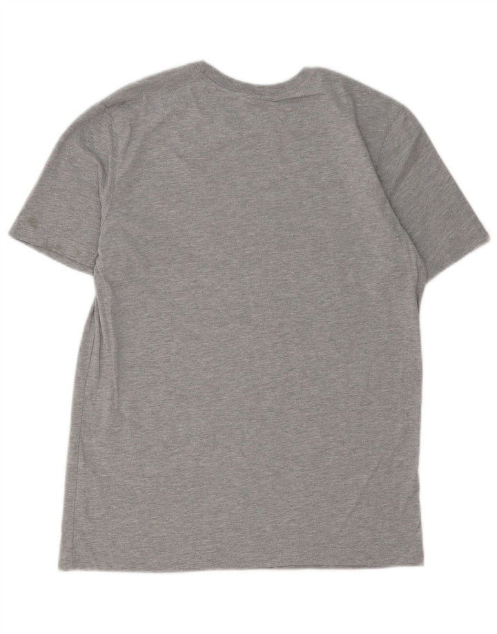 Męski T-shirt Nike o kroju sportowym, średnioszary, bawełniany