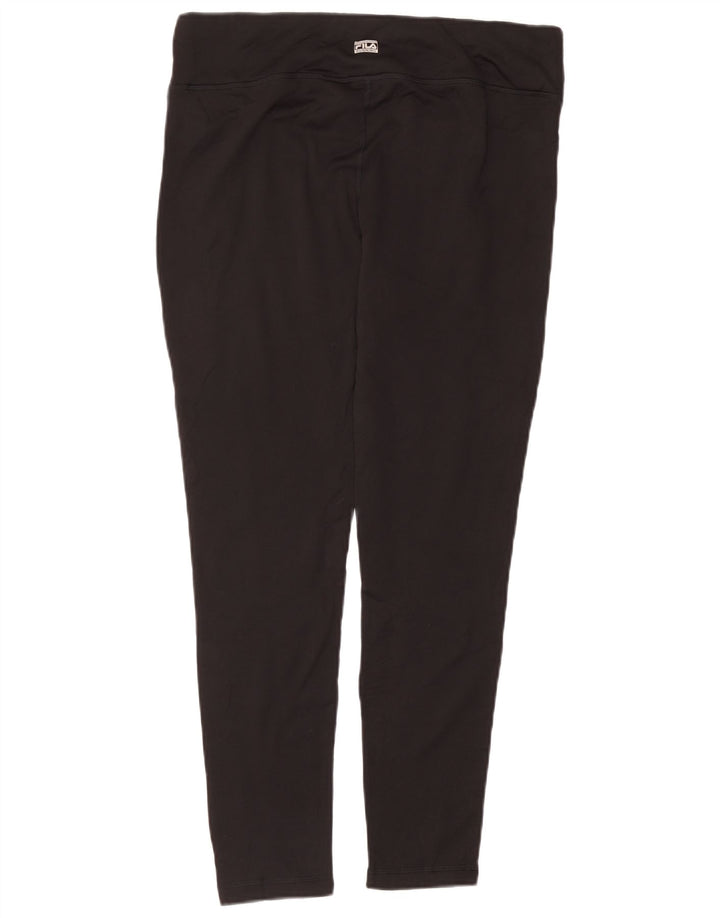 Legginsy damskie Fila UK 18 XL, czarny poliester