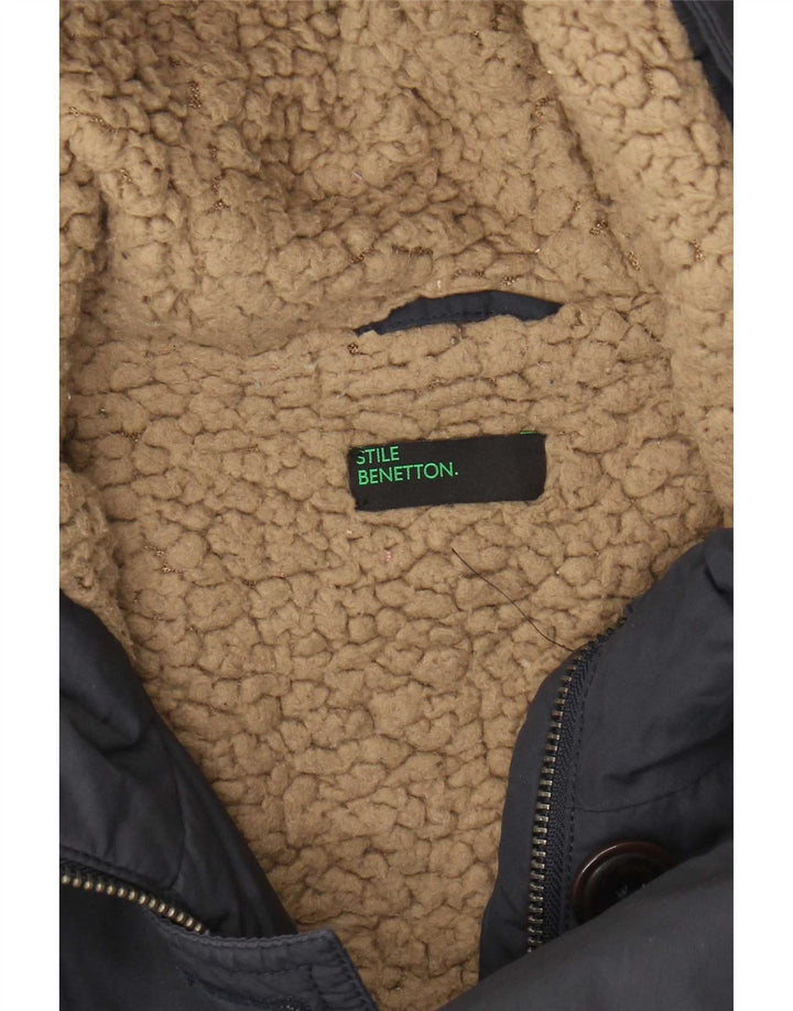 Kurtka damska Benetton Parka UK 14 Średni granat