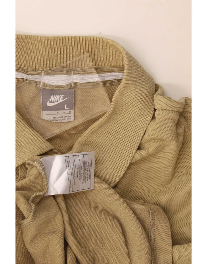 Męska koszulka polo Nike, duża, bawełniana khaki