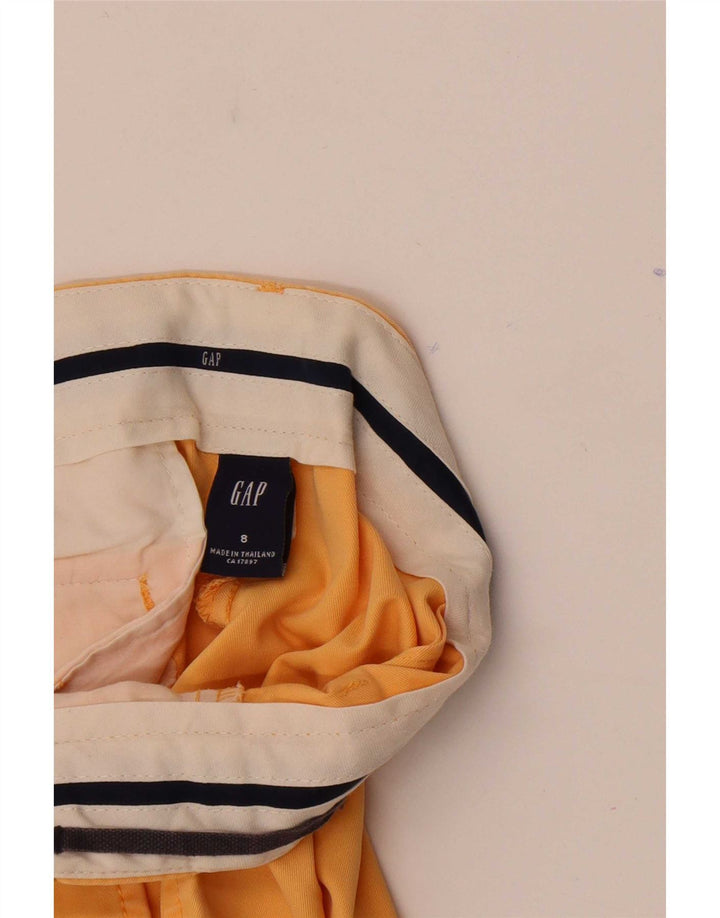 Damskie spodenki Chino Gap US 8 Medium W32 Żółta bawełna