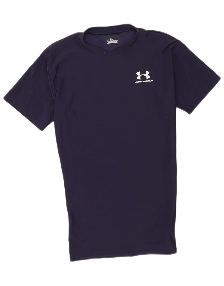 Under Armour Męski T-shirt Top Duży Granatowy Poliester