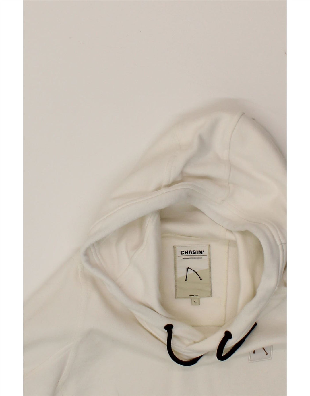 CHASIN Mens Hoodie Jumper Small White Cotton Vintage Chasin and Second-Hand Chasin from Messina Hembry 