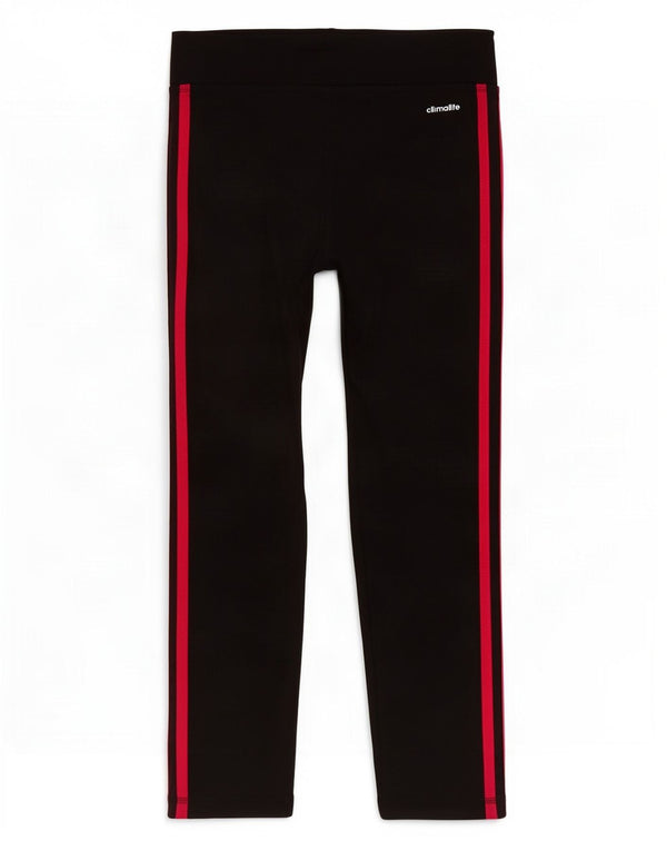 Adidas Womens Climalite Capri Leggings UK 8/10 Small Black Polyester