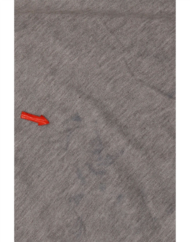 Męska koszulka polo Fila, duża, szara, bawełniana