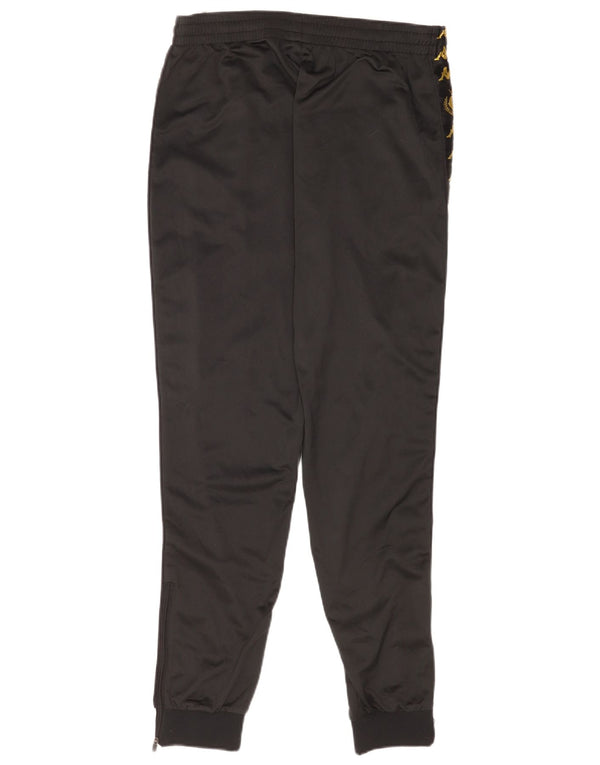Damskie spodnie dresowe Kappa Graphic Joggers UK 18 XL Czarny poliester
