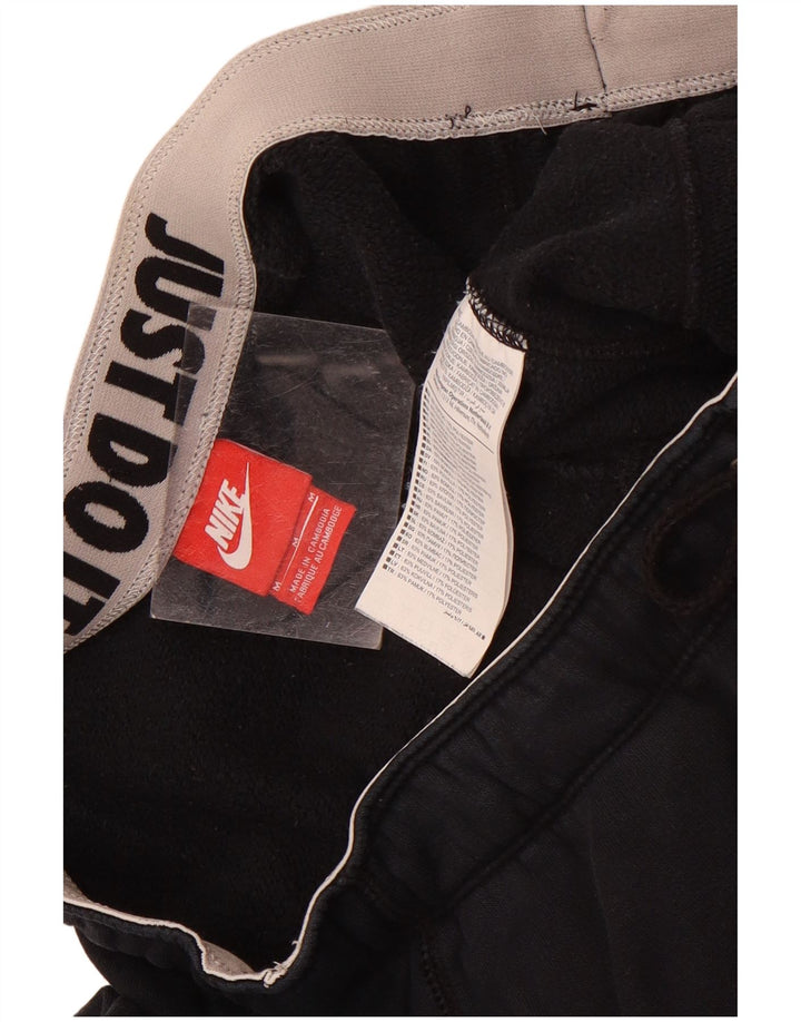 Męskie spodnie dresowe Nike, joggery, średnia czarna bawełna