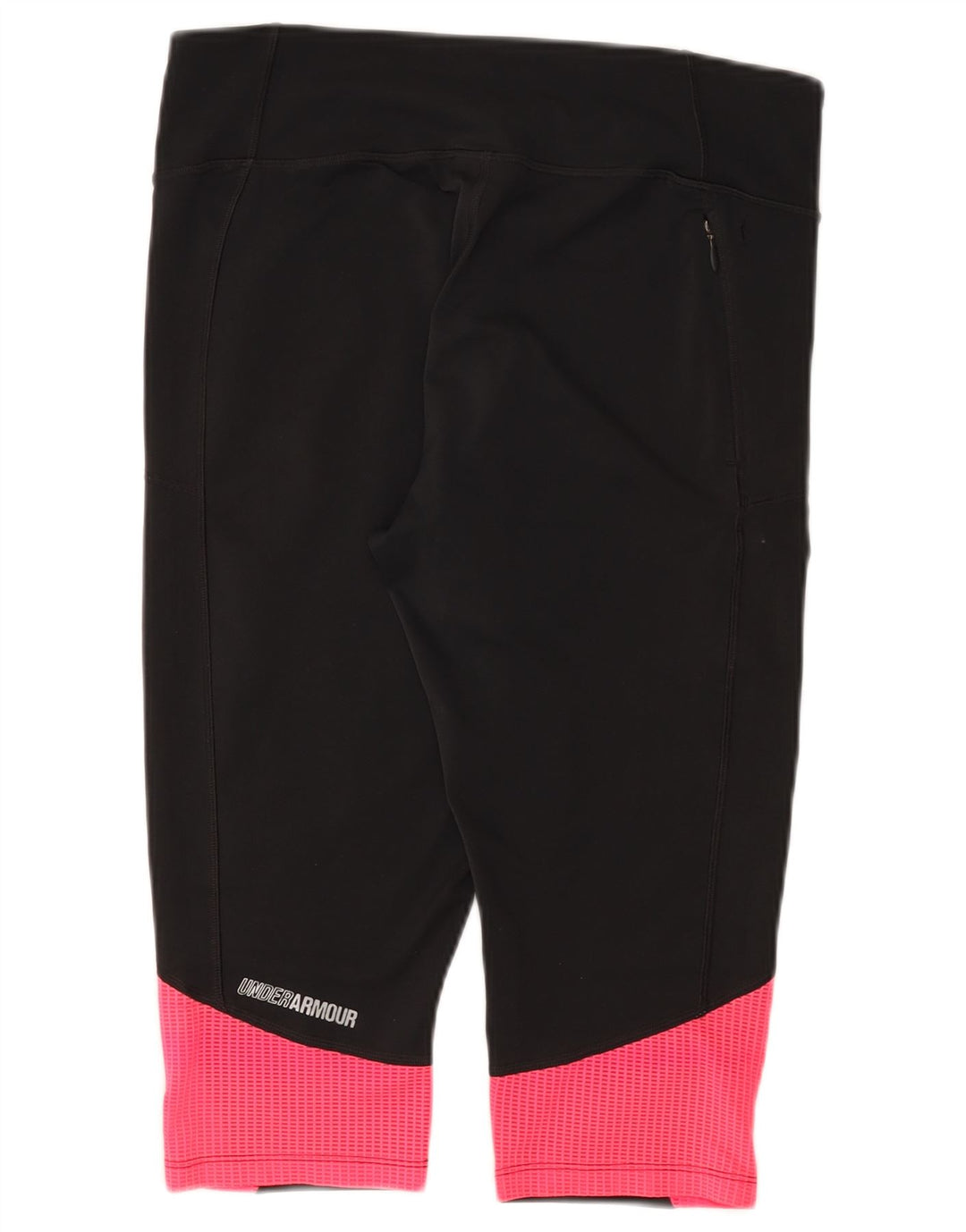 Damskie legginsy Capri UNDER ARMOUR UK 14, duże czarne bloki kolorów