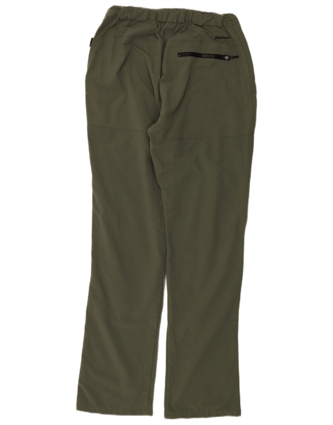 Damskie spodnie typu chino ROHAN, średnie W28 L33, zielone, poliamidowe
