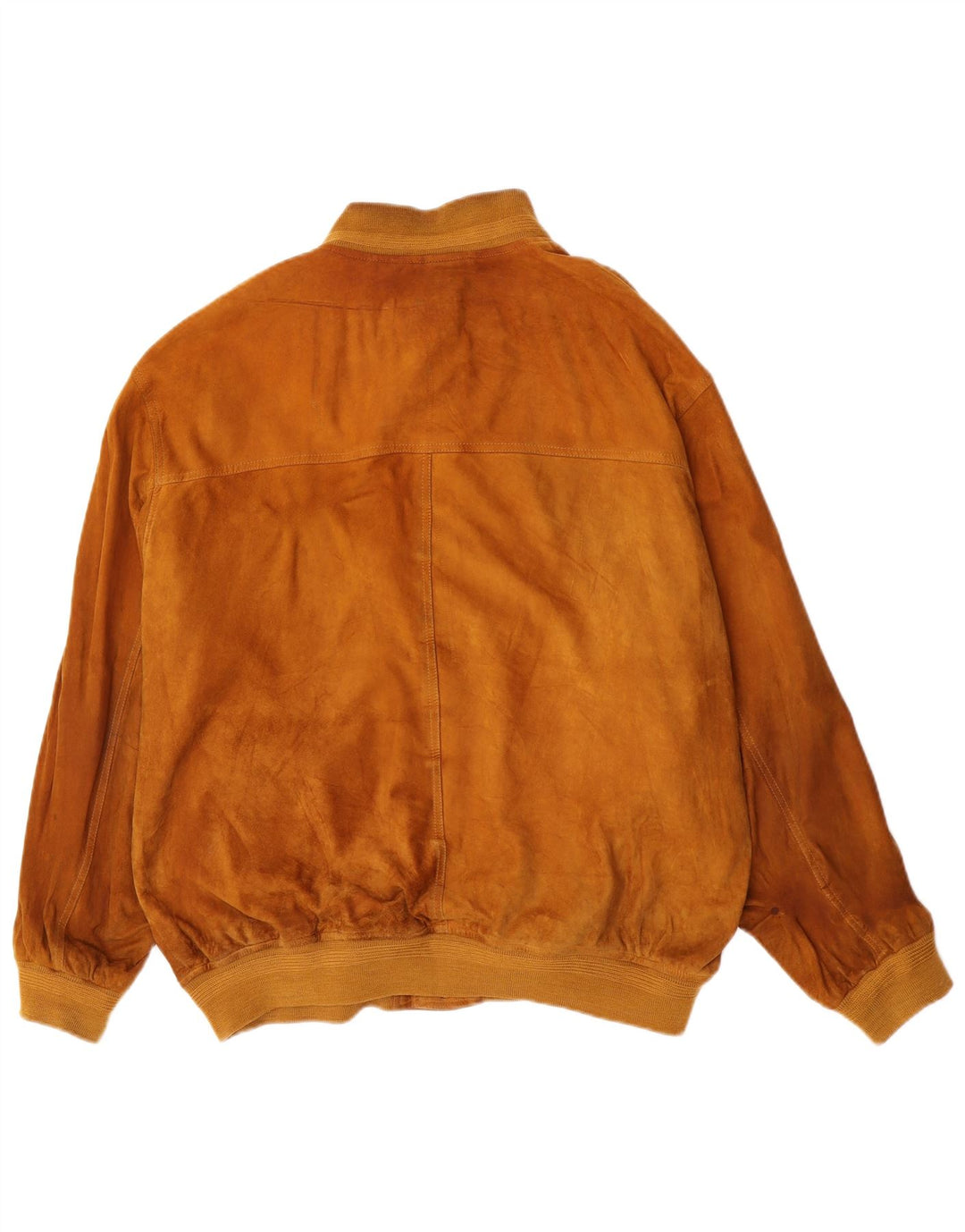 Zamszowa kurtka bomber męska Harry&Moore EU 56 3XL w kolorze beżowym