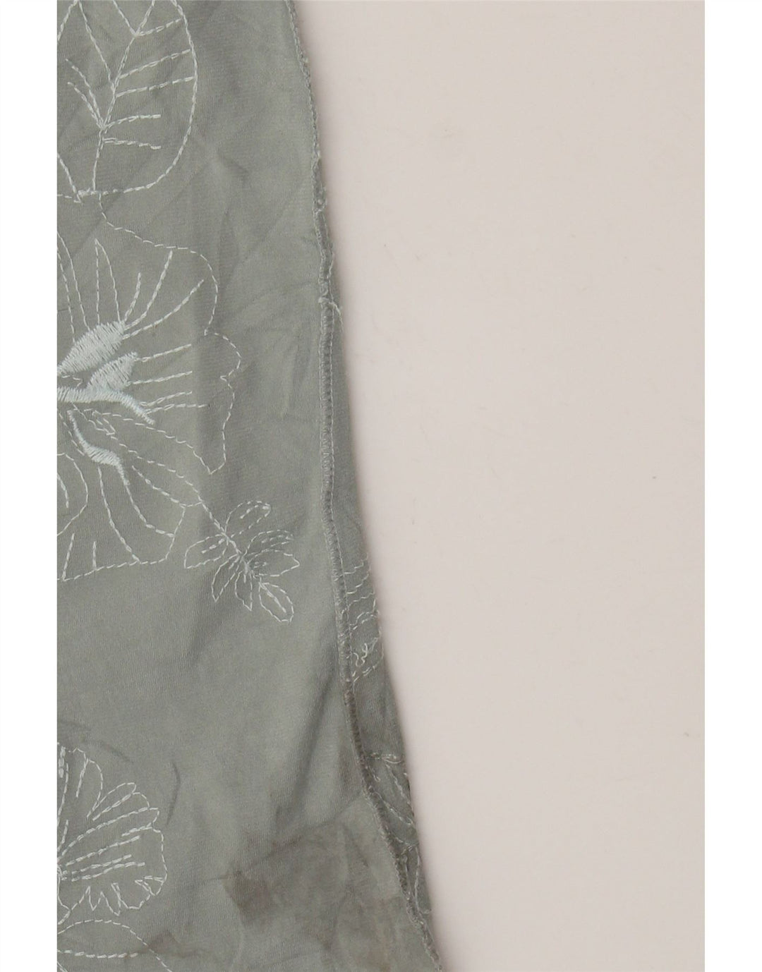 Damski top tunikowy BCBGMAXAZRIA UK 14, duży, zielony, w kwiaty, poliester