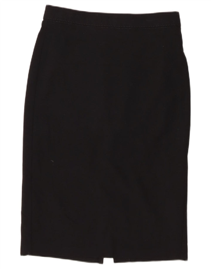Marks & Spencer Damska spódnica ołówkowa UK 10 Small W28 Czarny poliester