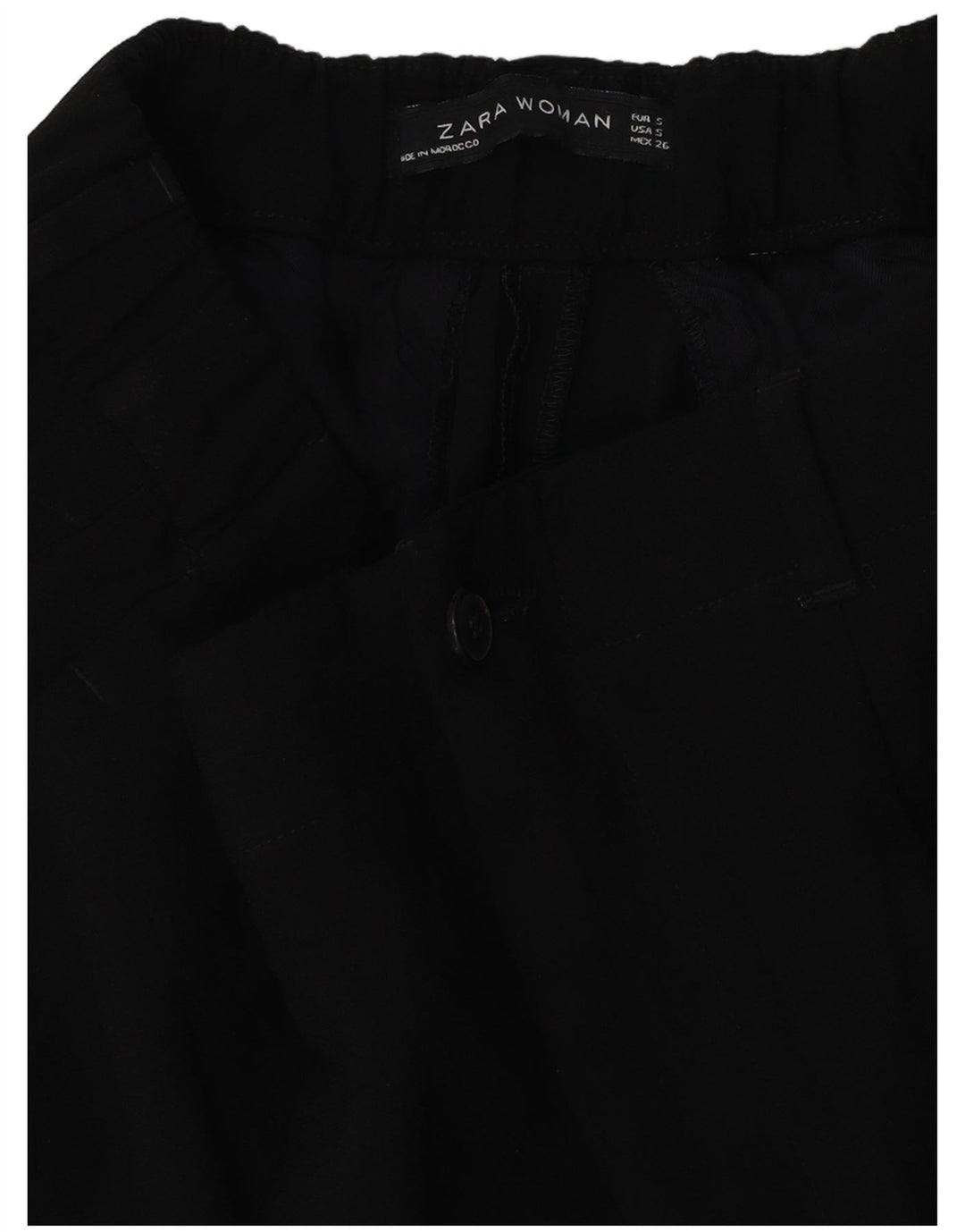 Krótkie spodnie damskie Zara, małe, W26 L24, czarne