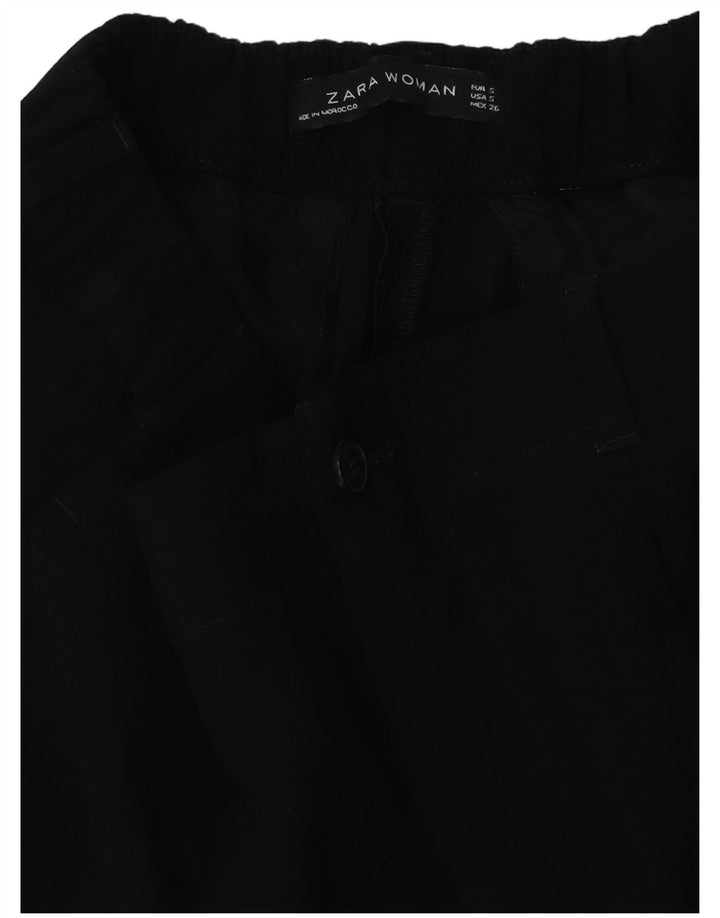 Krótkie spodnie damskie Zara, małe, W26 L24, czarne