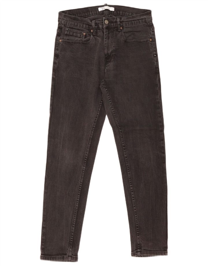 Męskie jeansy slim fit Zara EU 42 Large W32 L30 Black