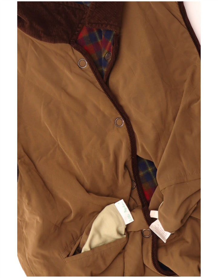 Damska dwustronna kamizelka Ulla Popken UK 20 2XL Brązowa wełna