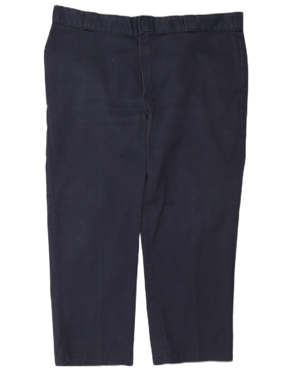 Dickies Mens 874 Original Fit Chino Trousers W42 L28 Navy Blue Polyester