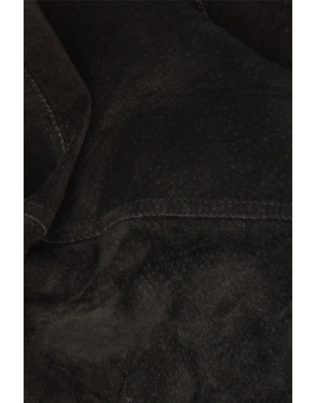 Damska kurtka oversize VINTAGE zamszowa UK 18 XL, czarna, geometryczna skóra