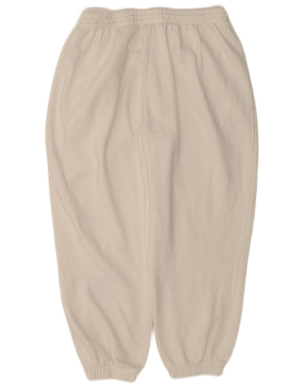 Damskie spodnie dresowe Adidas Joggers UK 20 2XL Biała bawełna