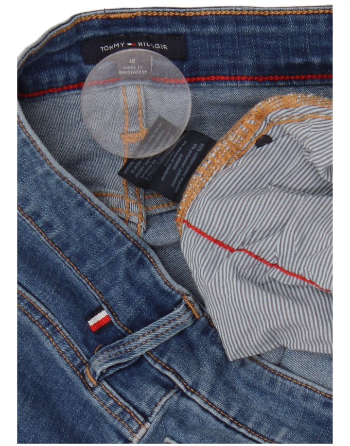 TOMMY HILFIGER Womens Denim Shorts US 12 Large W34 Blue Cotton
