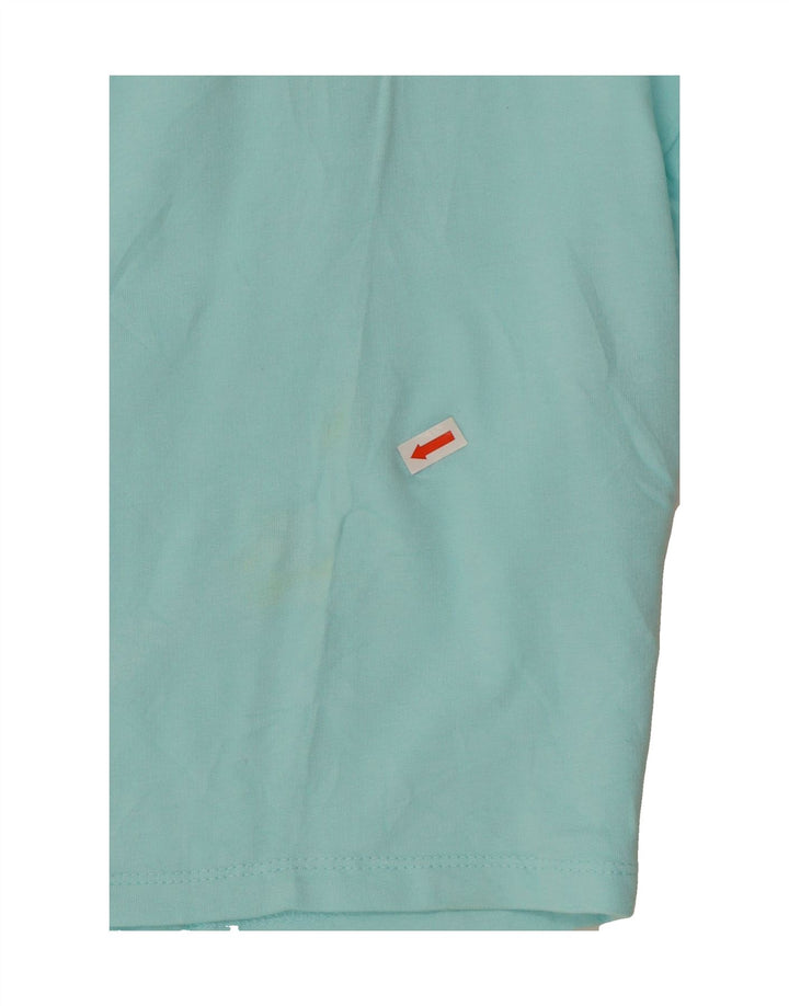 EDDIE BAUER Womens Sport Shorts UK 14 Medium  Blue Cotton Vintage Eddie Bauer and Second-Hand Eddie Bauer from Messina Hembry 