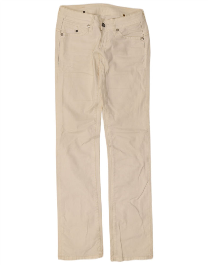 Damskie jeansy slim G-Star W28 L33 Białe