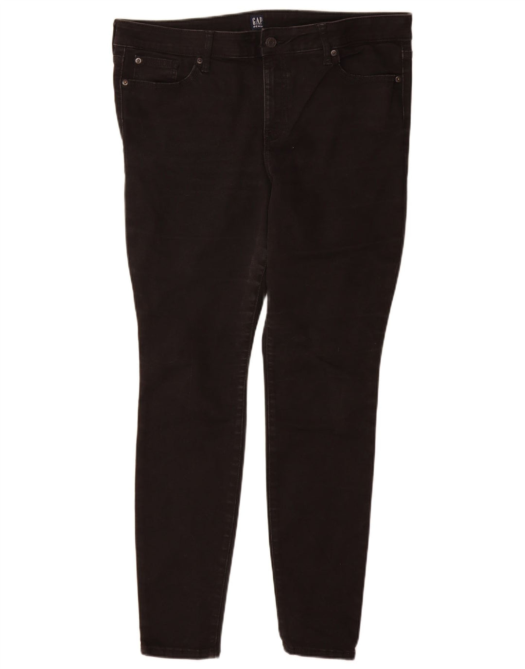 Damskie legginsy Skinny Jeansy Gap o regularnym kroju W33 L29 czarne