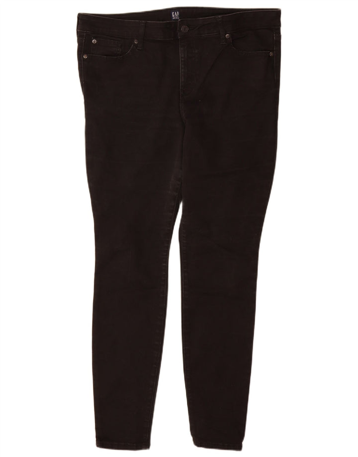 Damskie legginsy Skinny Jeansy Gap o regularnym kroju W33 L29 czarne