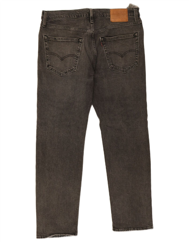 Męskie jeansy Levi's 502 Tapered W32 L30 Szara bawełna