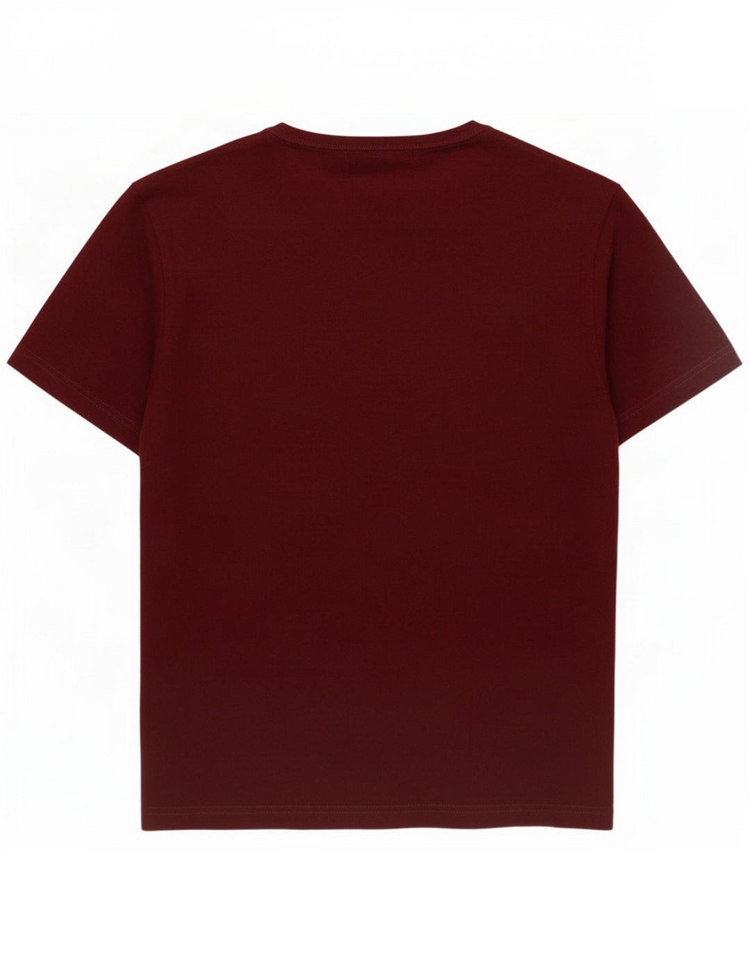 T-shirt męski Penguin, mały, bordowy, bawełniany