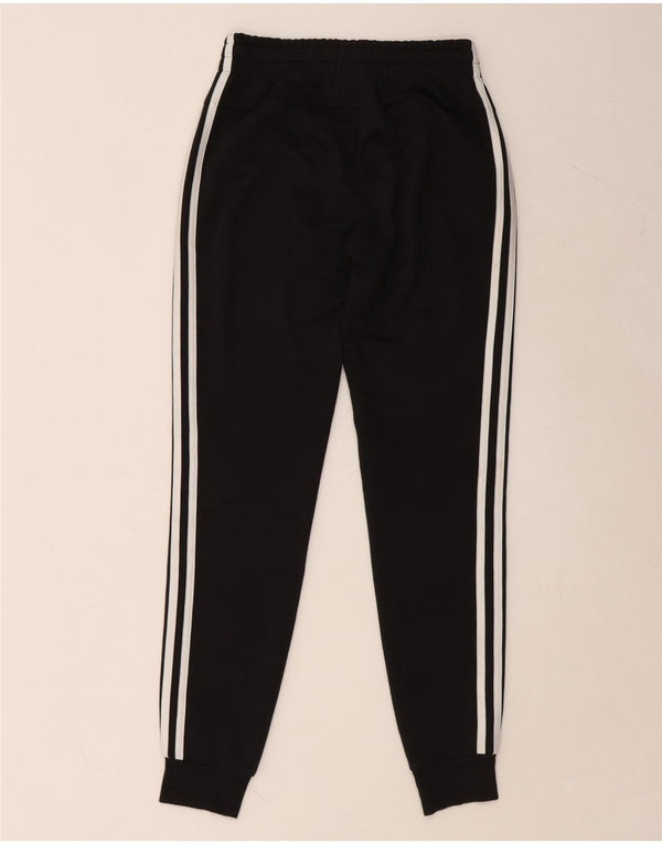 Damskie spodnie dresowe ADIDAS Joggers UK 4/6 XS Czarna bawełna