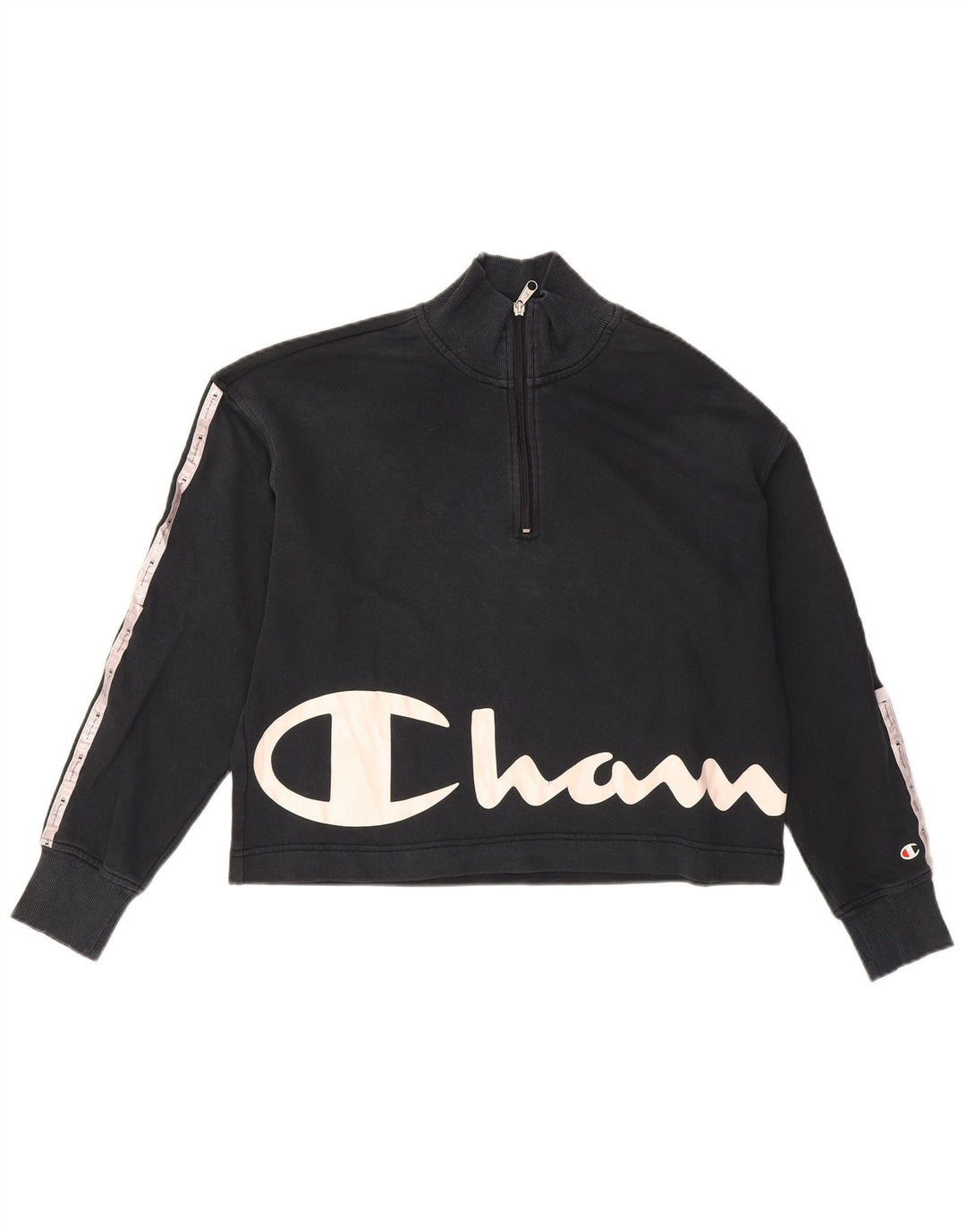 Damska bluza z kapturem Champion Oversized Graphic UK 16, duża czarna