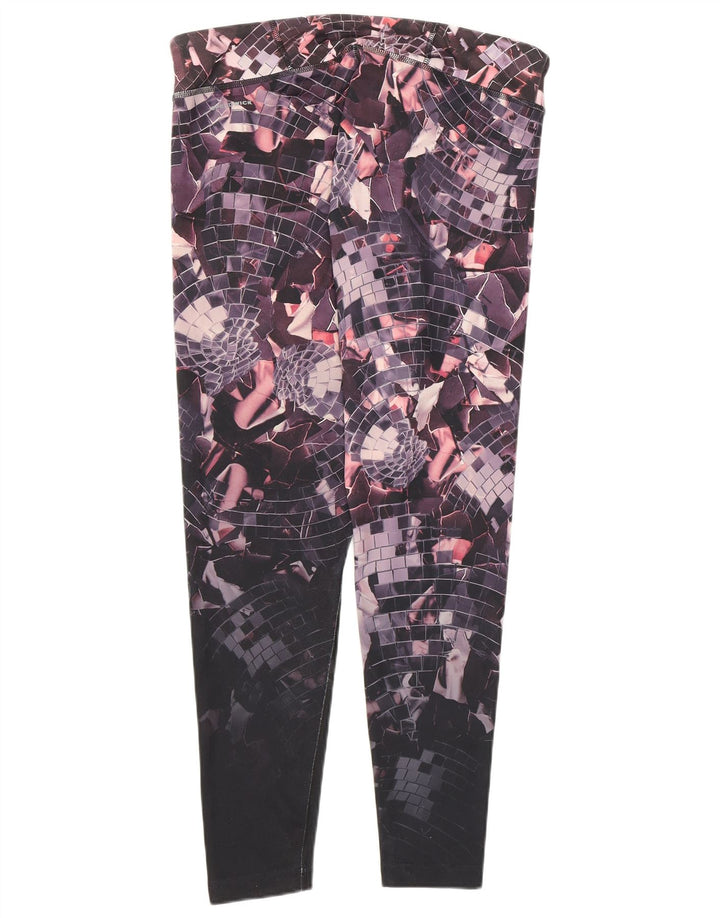 Legginsy damskie Reebok UK 16/18, duży, wielokolorowy, geometryczny poliester