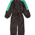 Brugi Mens Ski Jumpsuit UK 38 Medium Black Colourblock Polyamide
