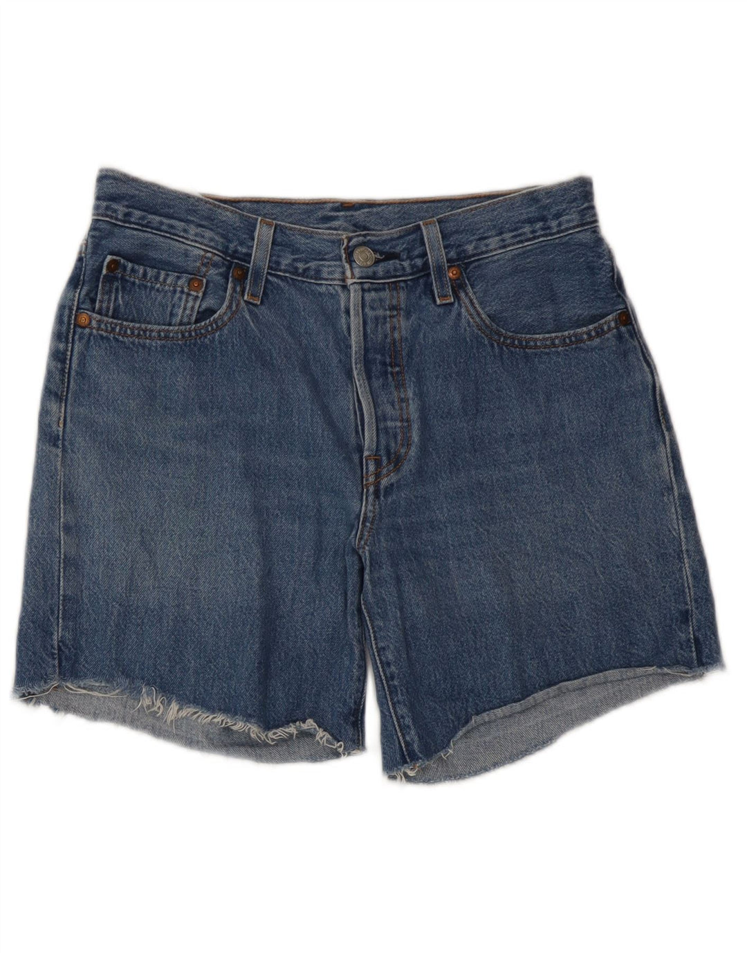 Damskie spodenki jeansowe Levi's 501 W27 Małe, niebieskie, bawełniane