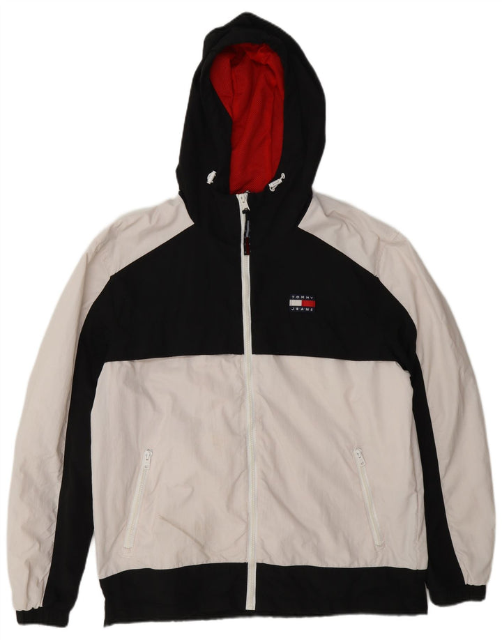 Męska kurtka wiatrówka Tommy Hilfiger UK 38 w kolorze średniej bieli