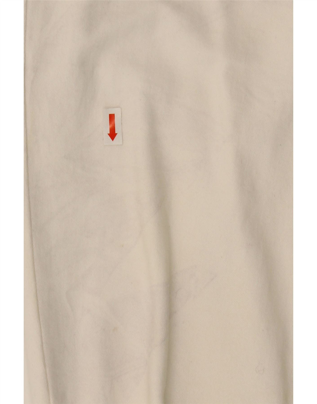 MOSSIMO Womens Mid Rise Distressed Cropped Jeans US 6 Medium W28 L26 White Vintage Mossimo and Second-Hand Mossimo from Messina Hembry 