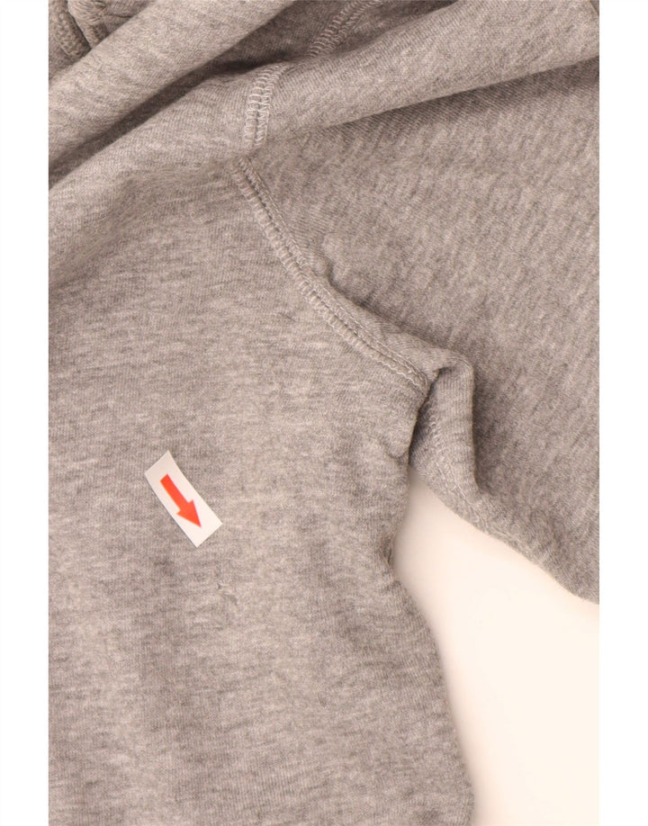 Męski sweter z kapturem z grafiką Levi's, średnioszary, bawełniany