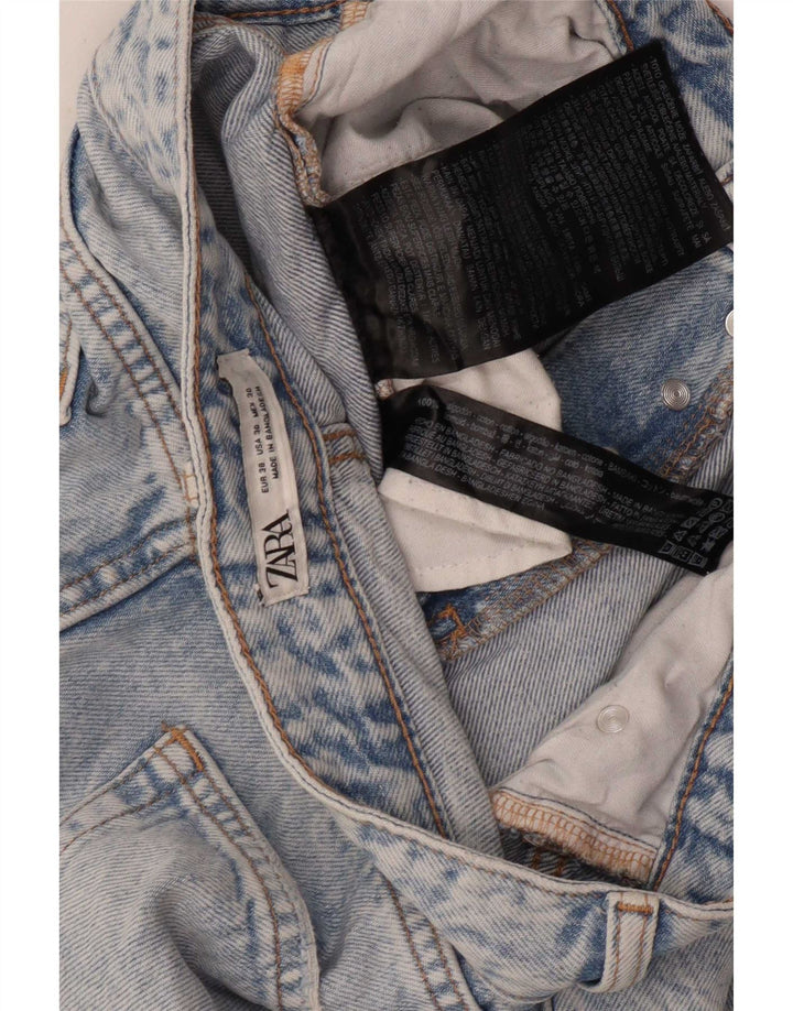 Męskie jeansy Zara Cropped EU 30 Small W30 L26 Niebieskie bawełniane
