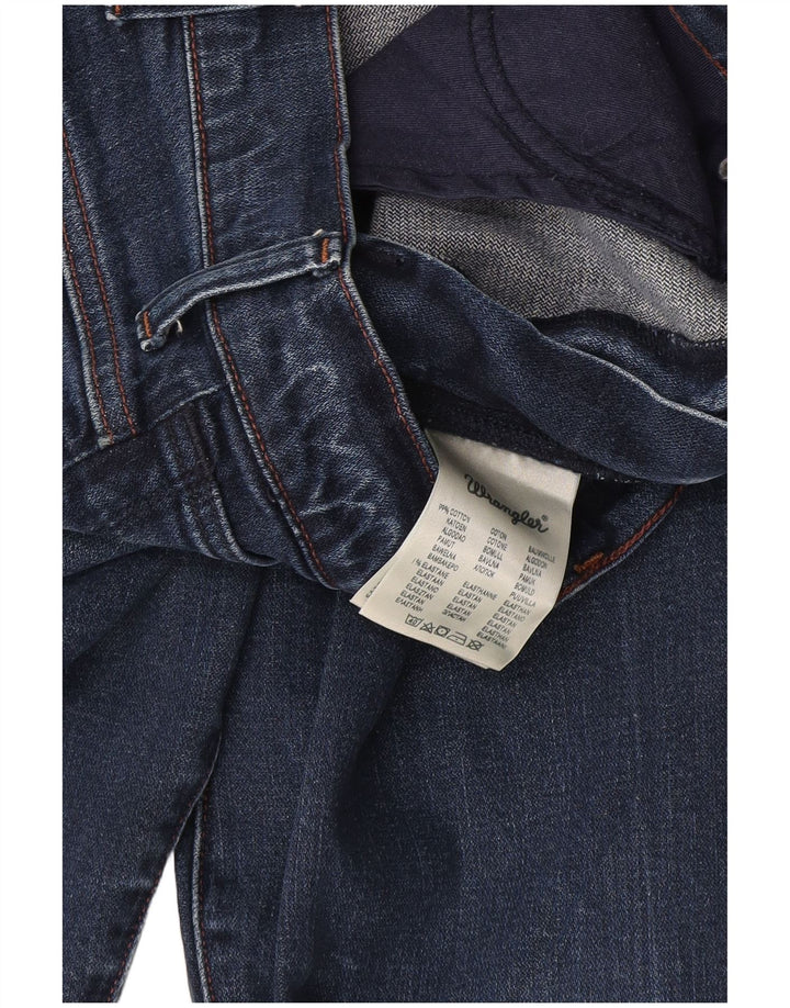 Męskie proste dżinsy Wrangler W34 L32 Niebieskie bawełniane