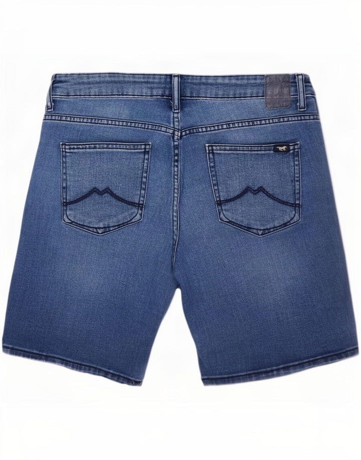 Damskie spodenki jeansowe Mustang W29 Średni niebieski, bawełniany