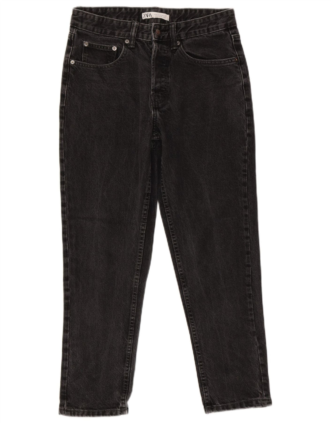Męskie jeansy slim fit Zara EU 38 Small W30 L26 Szara bawełna